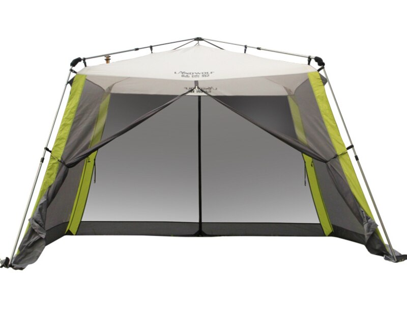 Cheap Goat Tents Outdoor quick opening awning barbecue self driving beach multi person canopy tent courtyard anti mosquito pergola tent